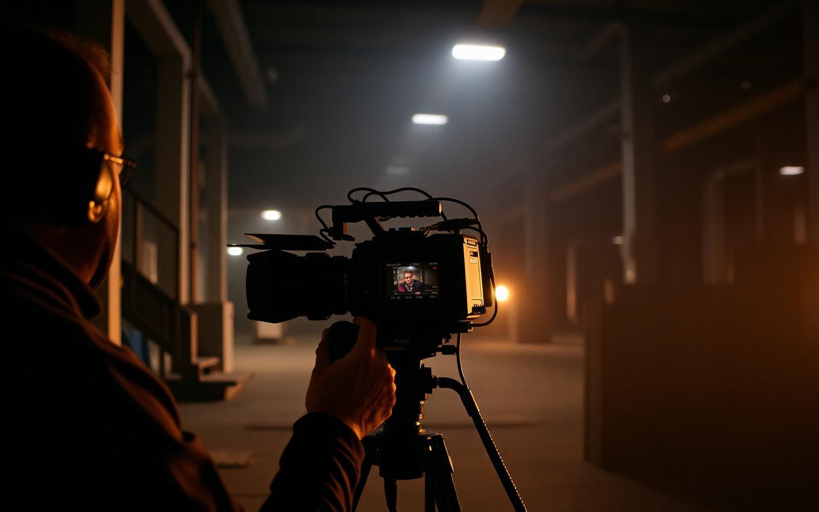 Studio 204 crew on a production set